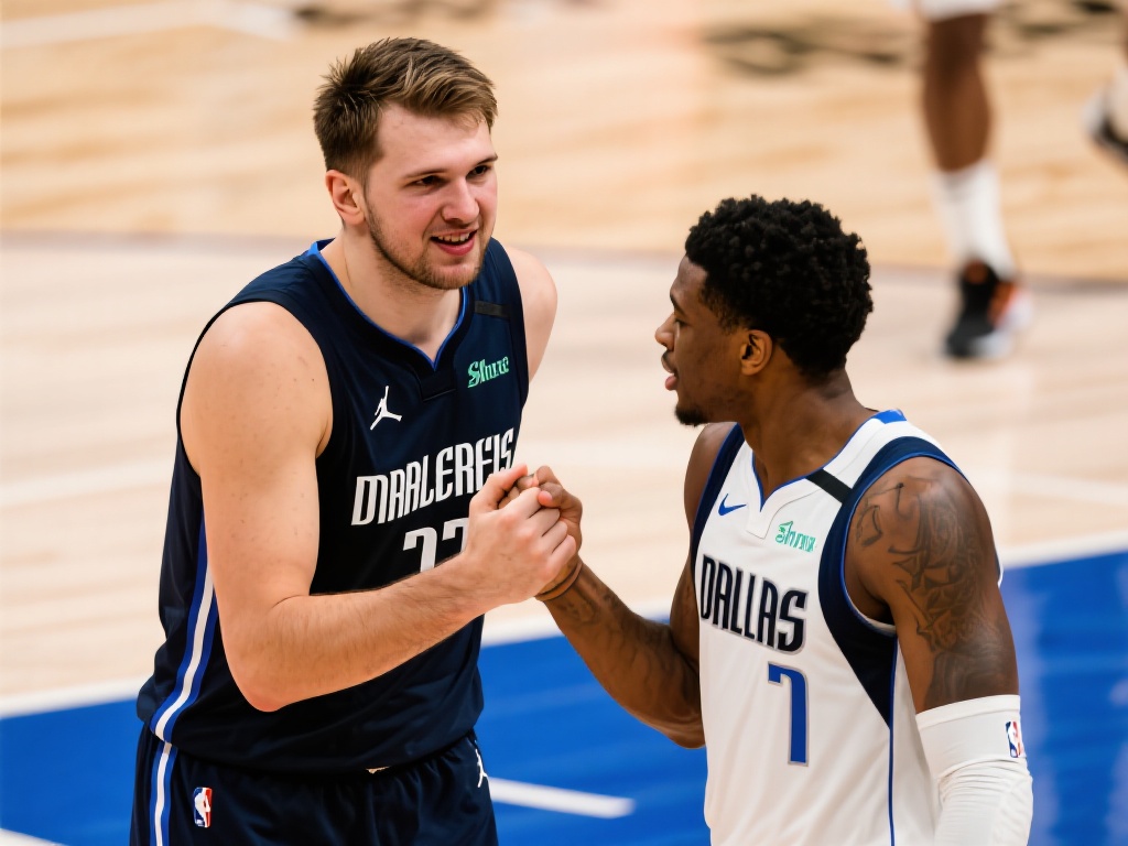 东契奇霸气喊话芬尼:不敢投我来接管比赛 东契奇对芬尼-史密斯的鼓励是一种领导者的