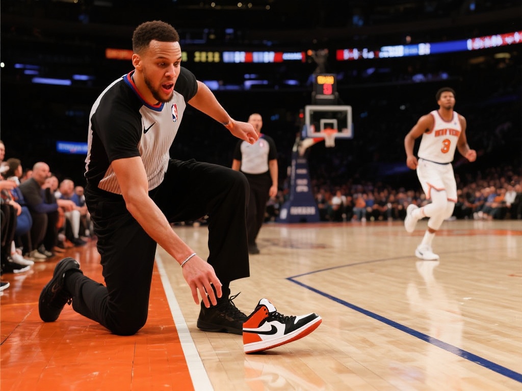 “阿门掉鞋持鞋回防,计时器未复位比赛被吹停” 在篮球比赛中,瞬息万变的场上局势往往让观